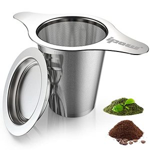 Ipow Reusable Stainless Steel Coffee Filter and Paperless Coffee Maker Strainer