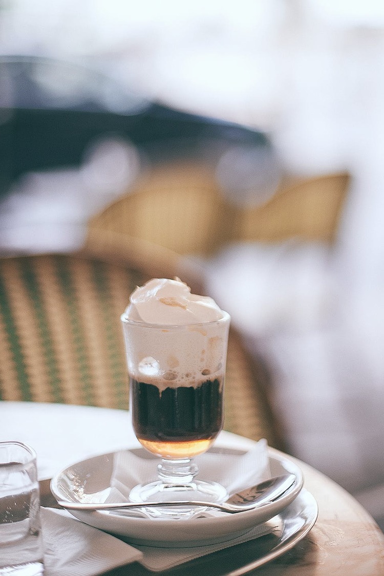 Coffee Recipe - Irish Coffee with Whipped Cream