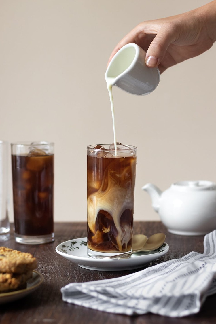 Iced Coffee with Cream - Iced Coffee Recipe